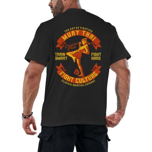 The Art Of Fighting Culture Muay Thai Men's Back Print T-Shirt - Nak Muay Co.