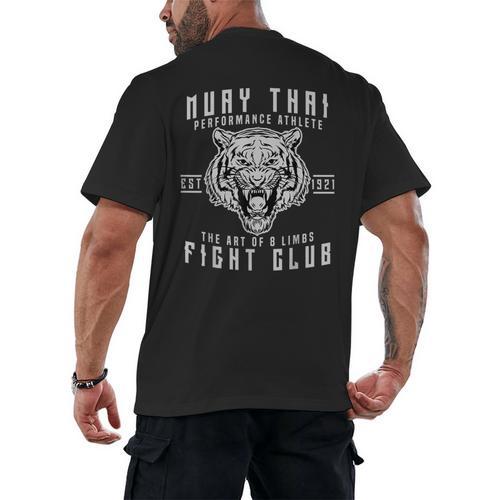 Muay Thai Thai Boxing Kickboxing Men's Back Print T-Shirt - Nak Muay Co.