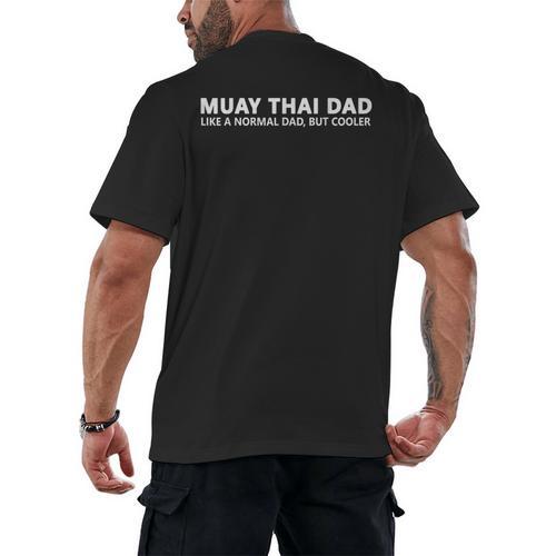 Muay Thai Father Muay Thai Dad Men's Back Print T-Shirt - Nak Muay Co.
