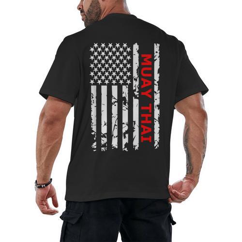 Muay Thai Martial Arts Men's Back Print T-Shirt - Nak Muay Co.