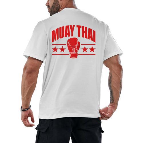 Muay Thai For Men Women Kids Mixed Martial Arts Raglan Baseball Tee Men's Back Print T-Shirt - Nak Muay Co.