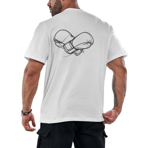Women's Muay Thai Kickboxing Nak Muay Thai Boxing Fighter Men's Back Print T-Shirt - Nak Muay Co.