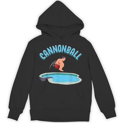 Cannonball Swimming Pool Fun Diving Diver Swimmer Cool Unisex Hoodie - SwimGear Co