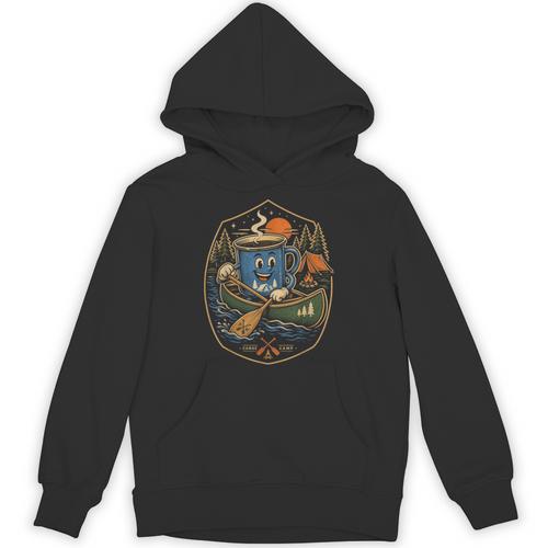 Canoe Camp Coffee Canoeing Paddle Unisex Hoodie - Paddle Life