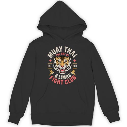 Cool Muay Thai Art For Men Women Kickboxer MMA Muay Thai Unisex Hoodie - Nak Muay Co.