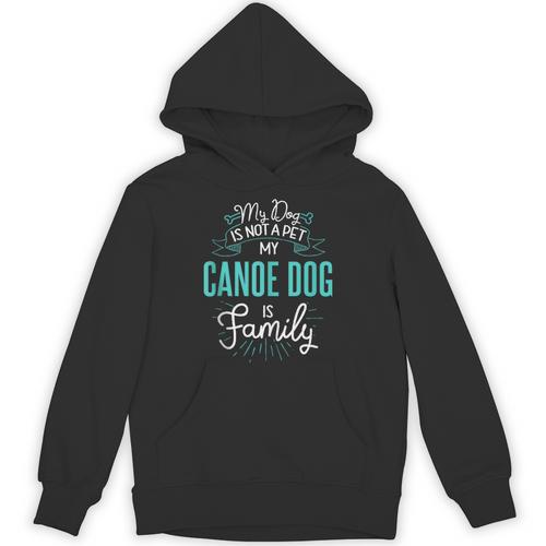 Cute Canoe Dog Shirt Family Dog For Women Men Sleeveless Unisex Hoodie - Paddle Life