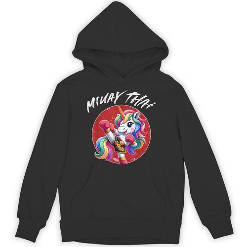 Cute Thai Boxing And Muay Thai Unicorn Unisex Hoodie - Nak Muay Co.