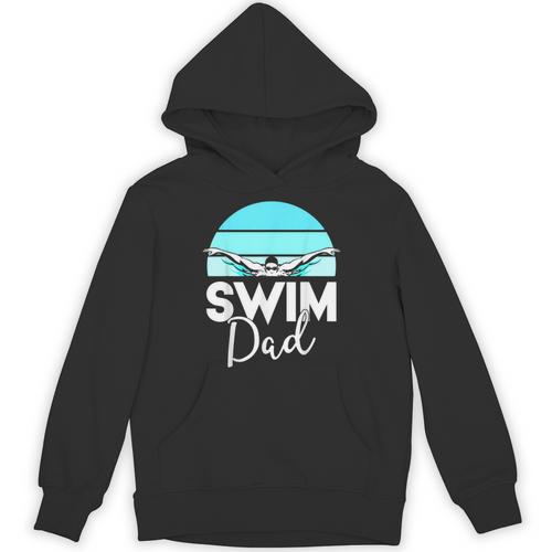 Dad Father School Swimming Meet Swimmer Swimmer Unisex Hoodie - SwimGear Co