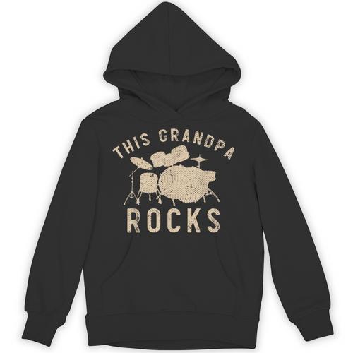 Dieser Opa Rockt Trommzeuger Drummer Musik Drum Kit Unisex Hoodie - Downbeat Supply