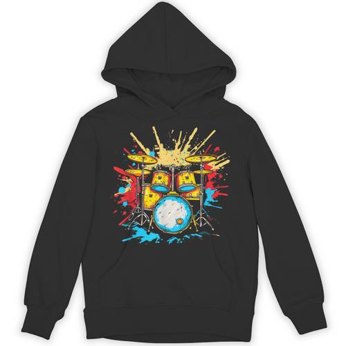 Drum Kit Steamwave Music Band Unisex Hoodie - Downbeat Supply