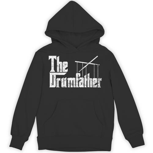 Drummer Humor The Drumfather Drum Kit Unisex Hoodie - Downbeat Supply