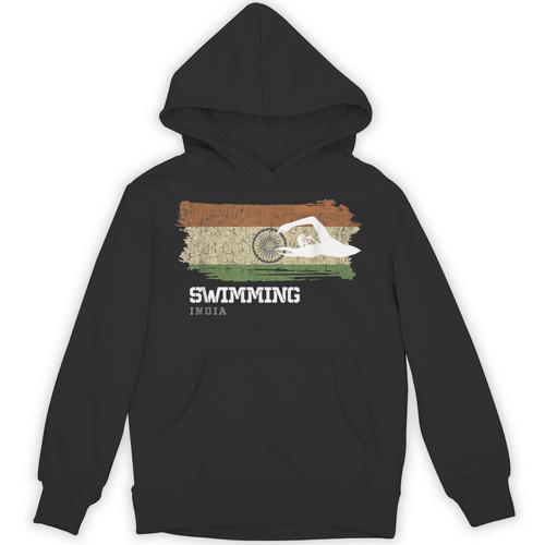 India Swimming Swimmer Water Sports Swimming Unisex Hoodie - SwimGear Co