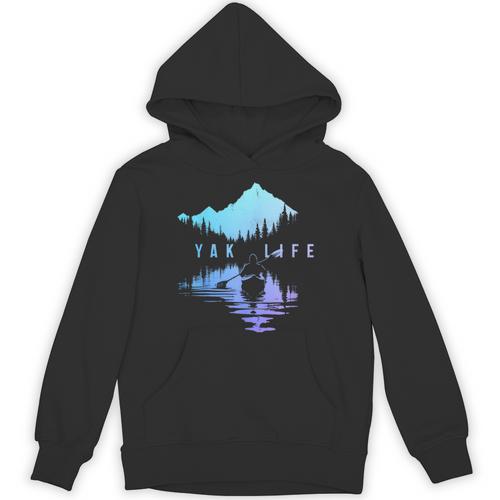 Kayak Kayak Vintage Mountains Canoe Kayak Unisex Hoodie - Paddle Life