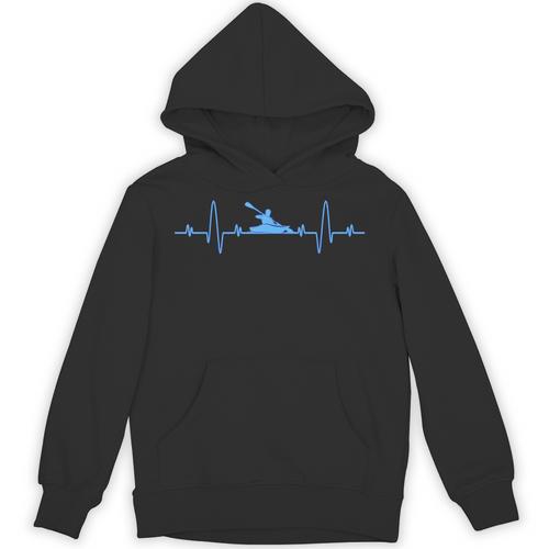 Kayaking Heartbeat Shirt Cool Canoe Boating Kayaks Unisex Hoodie - Paddle Life