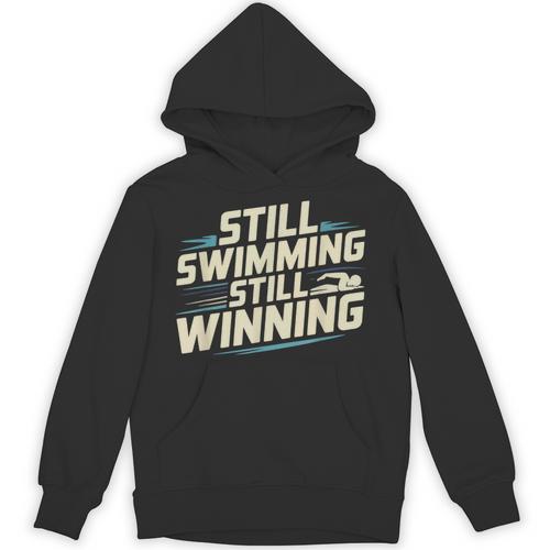 Masters Swimmer Still Swimming Competing Winning Adult Unisex Hoodie - SwimGear Co