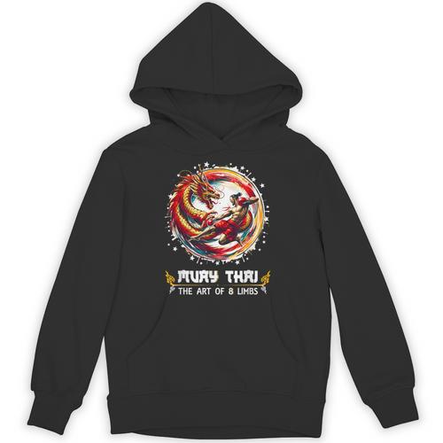 MMA Thai Boxing Art Of Eight Limbs Combat Muay Thai Unisex Hoodie - Nak Muay Co.