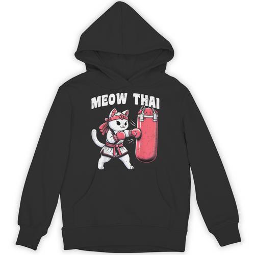 Muay Thai Cat Meow Thai Women Neko Costume Muay Thai Unisex Hoodie - Nak Muay Co.