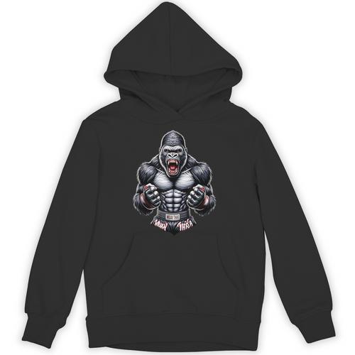 Muay Thai Gorilla Thai Boxing And Fighting Unisex Hoodie - Nak Muay Co.
