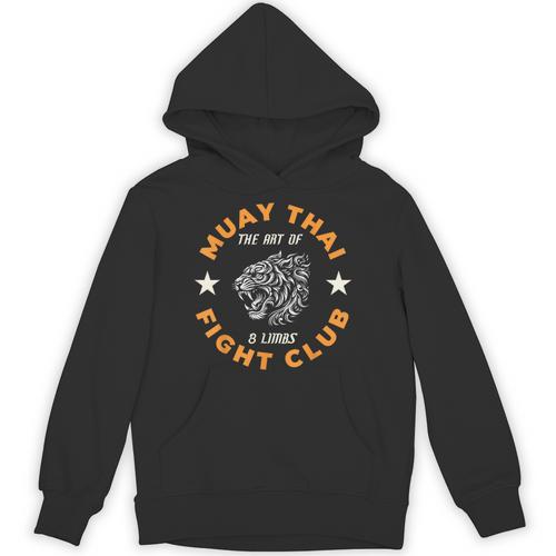 Muay Thai MMA Fight Tattoo Tiger Art Of 8 Limbs Kickboxing Unisex Hoodie - Nak Muay Co.