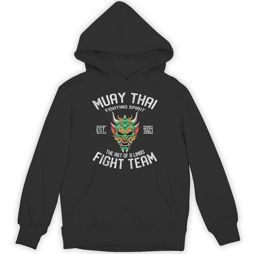 Muay Thai Oni Fight Team Kickboxing Unisex Hoodie - Nak Muay Co.