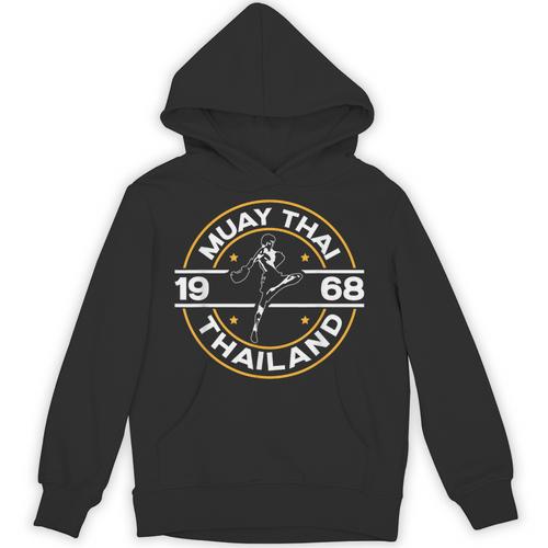 Muay Thai Thailand Fighter Fighting Combat 1969 Thai Boxing Unisex Hoodie - Nak Muay Co.