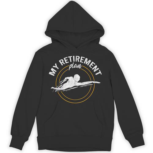 My Retirement Plan Swim Athlete Swimming Grandpa Swimmer Unisex Hoodie - SwimGear Co