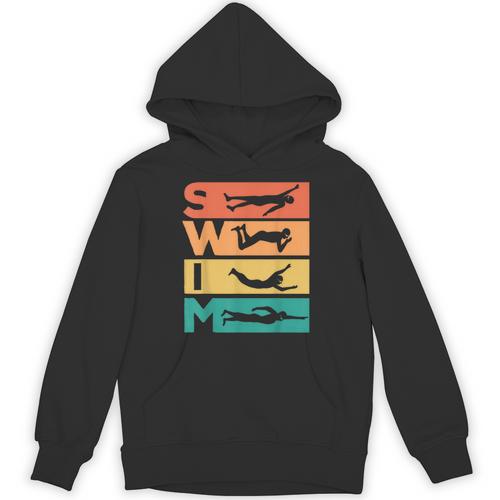 Retro Vintage Swimming For Swimmers Unisex Hoodie - SwimGear Co
