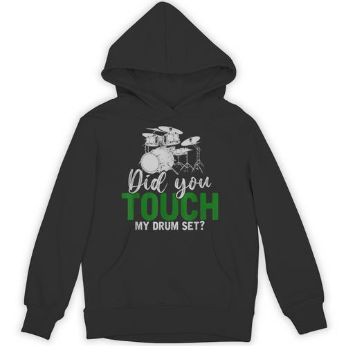 Rock Musical Instrument Band Drummer Drum Kit Unisex Hoodie - Downbeat Supply