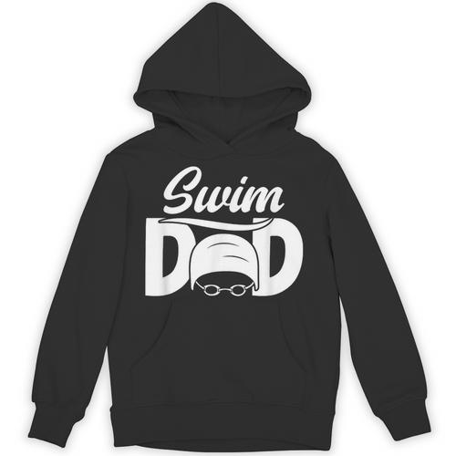 Swim Dad Proud Swimming Dad Of A Swimmer Dad Swim Father Unisex Hoodie - SwimGear Co