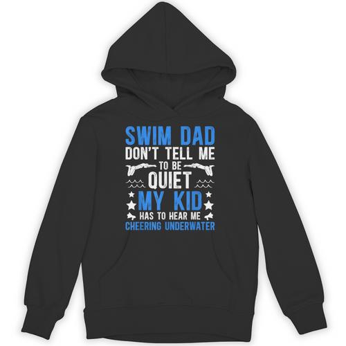 Swim Dad Swimming Dad Of A Swimmer Dad Swim Father Unisex Hoodie - SwimGear Co
