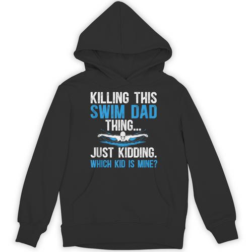 This Swim Dad Thing Swimming Dad Of A Swimmer Father Unisex Hoodie - SwimGear Co