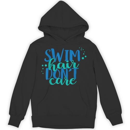 Swim Hair Dont Care Swimming Attitude T Shirt Unisex Hoodie - SwimGear Co
