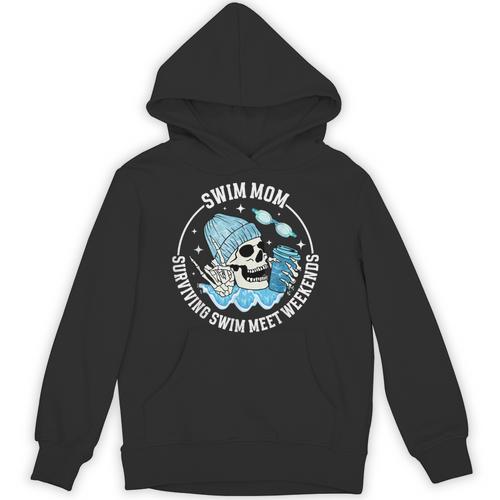 Swim Meets Swim Mom Of A Swimmer Mom Swim Mama Swimming Mom Unisex Hoodie - SwimGear Co