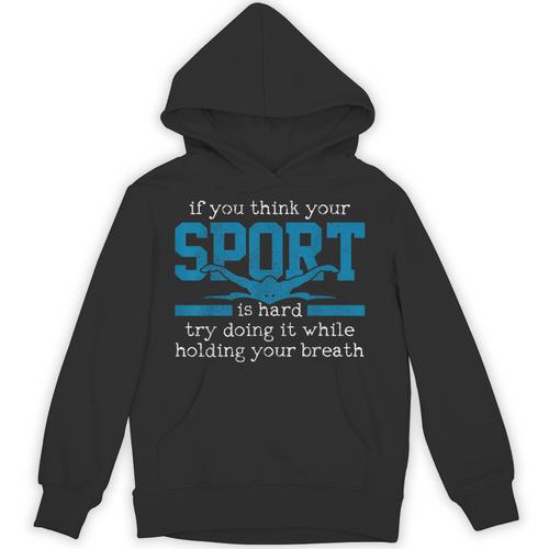 Swimmer Swimming Sports Quote Unisex Hoodie - SwimGear Co