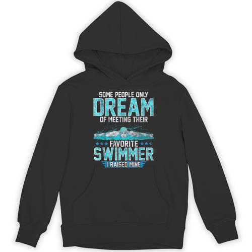 Swimming Parent Swimmer Mom Dad My Favorite Swim Meet Unisex Hoodie - SwimGear Co