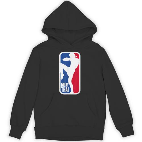 Vintage Muay Thai Fighter MMA Street Fight Kickboxing Club Unisex Hoodie - Nak Muay Co.