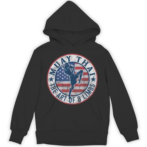 Vintage Muay Thai Karate Boxing Mixed Martial Arts Unisex Hoodie - Nak Muay Co.