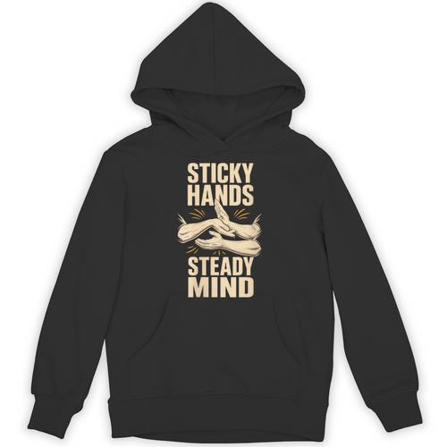 Women's Sticky Hands Steady Mind Muay Thai Boxing Unisex Hoodie - Nak Muay Co.