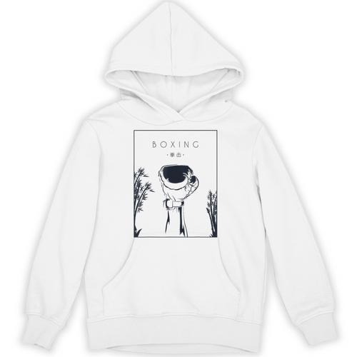 Boxing Chinese Hanzi Muay Thai Kickboxer Fan Boxing Unisex Hoodie - Nak Muay Co.