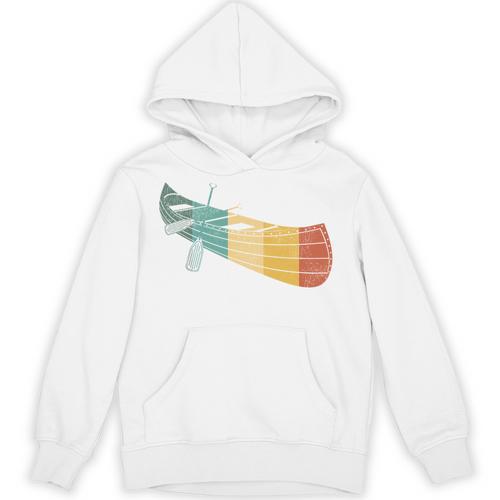 Canoe Canoeing Retro Vintage Unisex Hoodie - Paddle Life