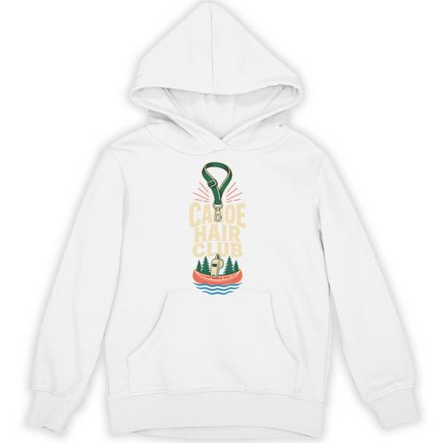 Canoe Hair Club Paddling Retro Unisex Hoodie - Paddle Life