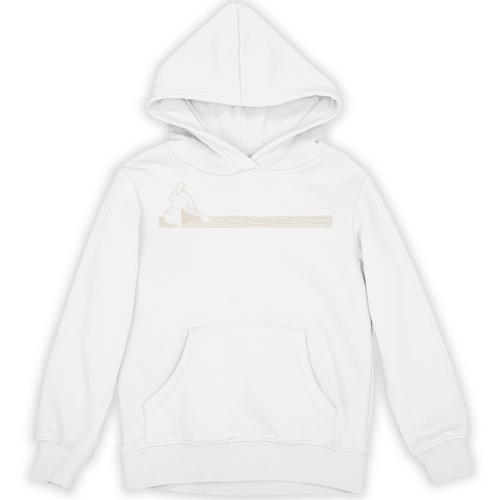 Canoeing Minimal River Lake Canoe Comfort Colors Adult Sweatshirt Unisex Hoodie - Paddle Life