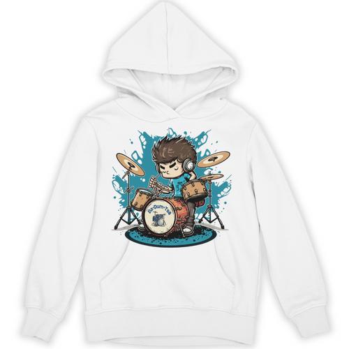 Drum Set Drumming Drummers Drum Kits Music Unisex Hoodie - Downbeat Supply