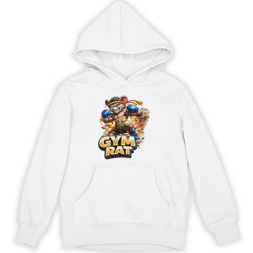 Gym Rat Kickboxing Nak Muay Thai Boxing Fighter Unisex Hoodie - Nak Muay Co.