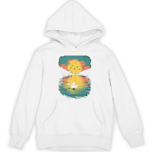 Kayak Kayak Canoe Lake Kayak Canoeing Sleeveless Unisex Hoodie - Paddle Life