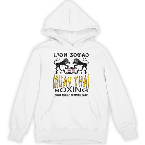LION SQUAD THAILAND KICKBOXING MUAY THAI MMA TRAINING Unisex Hoodie - Nak Muay Co.