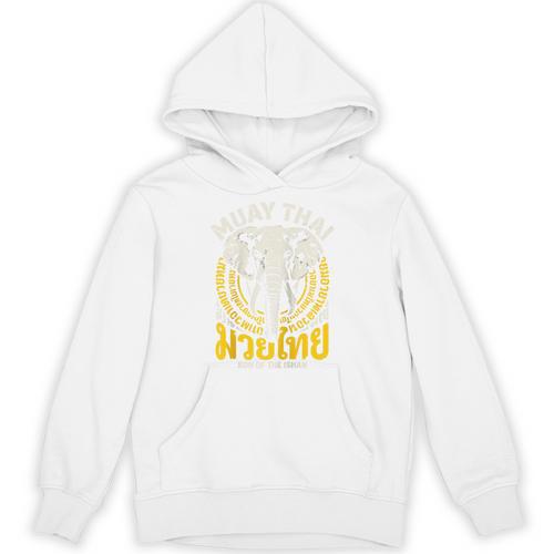 Muay Thai Thailand Fighter Martial Arts Son Of The Ishan Tee Raglan Baseball Tee Unisex Hoodie - Nak Muay Co.