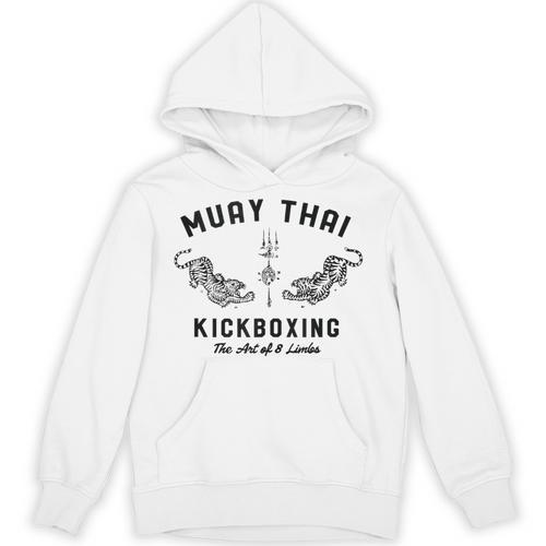 Muay Thai Twin Tigers MMA Warrior Fight Unisex Hoodie - Nak Muay Co.