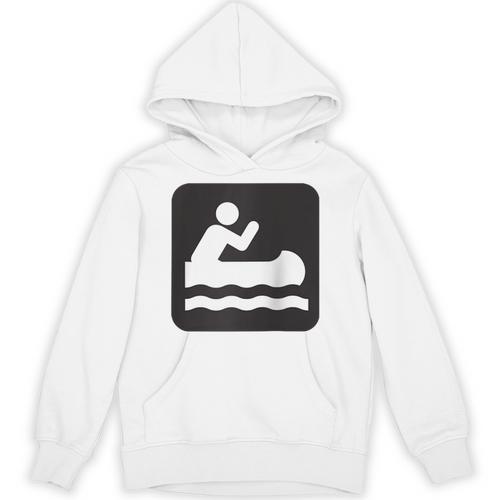 Outdoors Water Sports Canoe Canoeist Raglan Baseball Tee Unisex Hoodie - Paddle Life