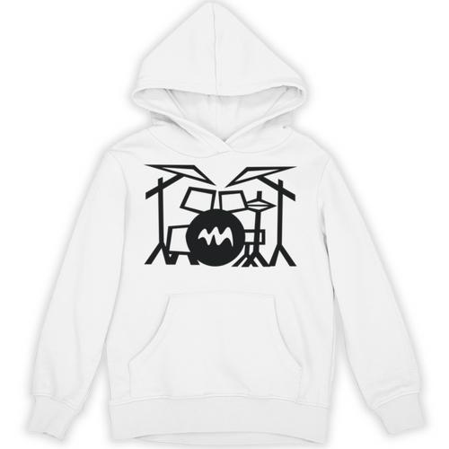 Retro Drum Kit Unisex Hoodie - Downbeat Supply